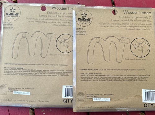KidKraft Wooden Letters - TWO Letter “o’s” - Brand New - 5 Inches Tall - Picture 4 of 4