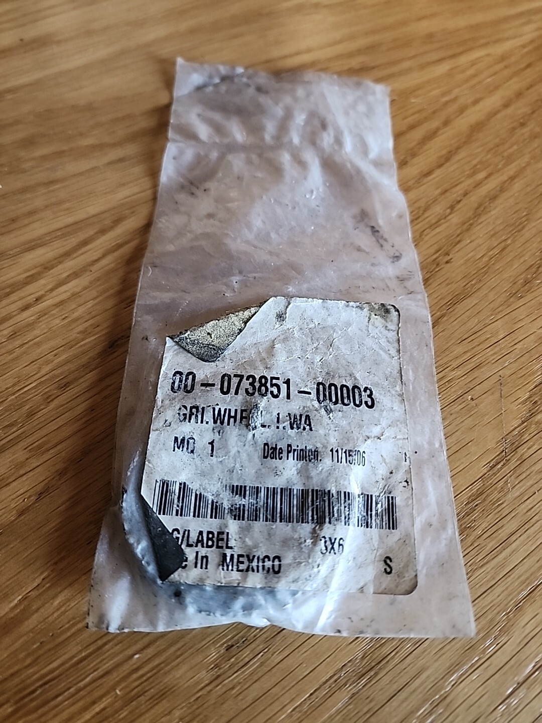 HOBART 00-073851-00003 GRINDING WHEEL NEW OEM