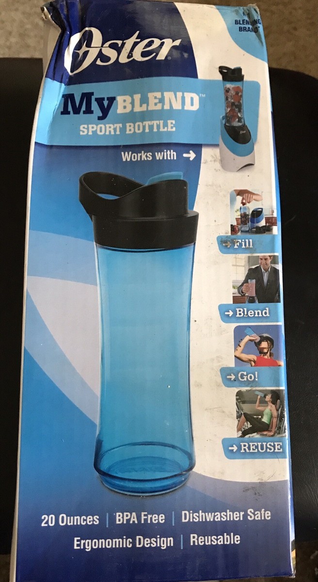 Oster My Blend Sports Bottle Blender Accessory Bottle BLUE
