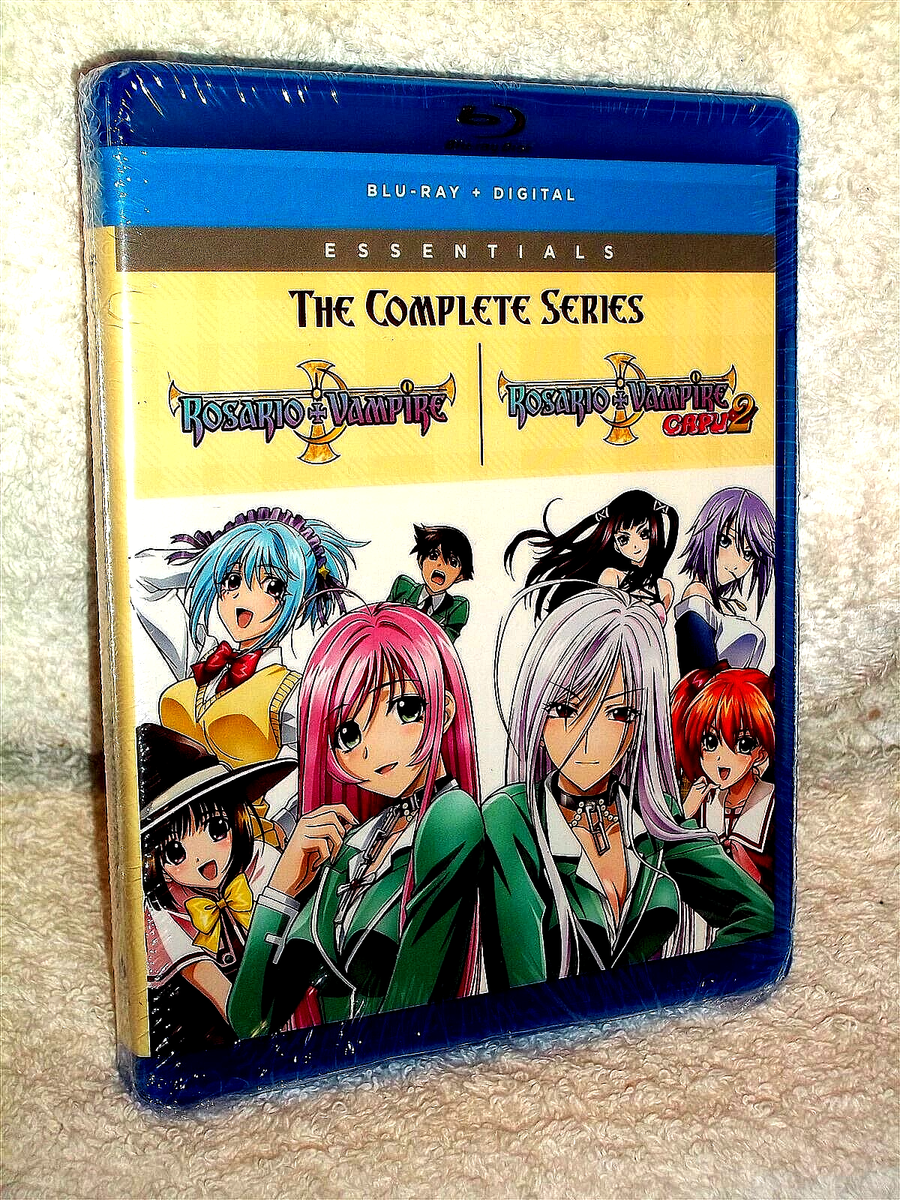 Rosario Vampire The Complete Series (Blu-ray, 2018, 4-Disc) supernatural  anime