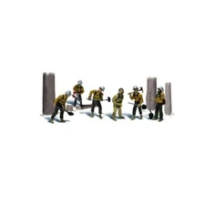 Woodland Scenics A1919 HO-Scale Smoke Jumpers (6) Men Who Fight Forest Fires
