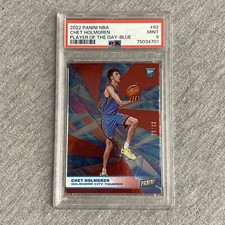 2022 Panini Player Of The Day- Blue Chet Holmgren /99 PSA 9
