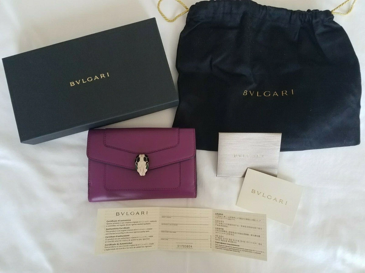 Bulgari serpenti cheap forever wallet