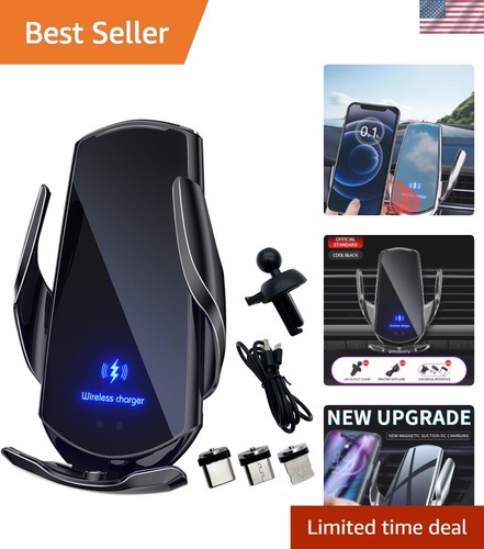 Scratch Charging Wireless Car Charger Mount with Scratch Protection - Efficient Charging ...