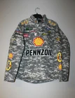 New Joey Logano #22 Pennzoil camouflage NASCAR twill cotton jacket men's XL