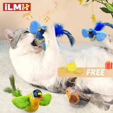 Interactive Bird Cat Toy for Indoor Chasing Teasing Sound Catnip