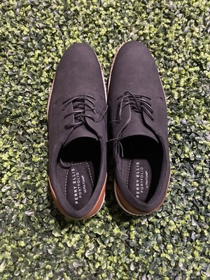 Perry Ellis Portfolio Ultra Foam Men's Black Oxford Lace-Up Dress Shoes Size 13