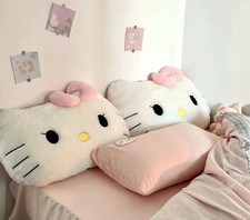 Sanrio Hello Kitty Headrest Back Cushion Melody Pillow Blanket Sofa Bed Decor