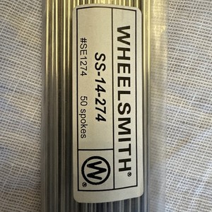 Pack Of 50 Wheelsmith SS-14-274mm Spokes NEW