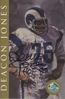 Deacon Jones - NFL Hall of Fame Autographed HOF (Ron Mix) Gold Art Card