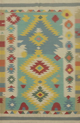 Reversible Kilim Kelim Rugs Handwoven Tribal Carpets 6x9 ft