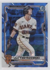 2021 Bowman Chrome Sapphire Edition Mike Yastrzemski #79 0h28