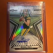2024 Rookies And Stars MICHAEL PRATT Rookie Auto 173/299 Packers Rookie QB!
