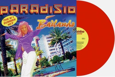 Paradisio - Bailando 12'' vinyl record limited Red 2025 official reissue Import