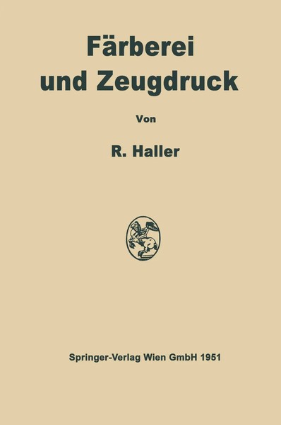 Robert Haller | FäRberei Und Zeugdruck | Taschenbuch | Deutsch (2013) | Viii-image