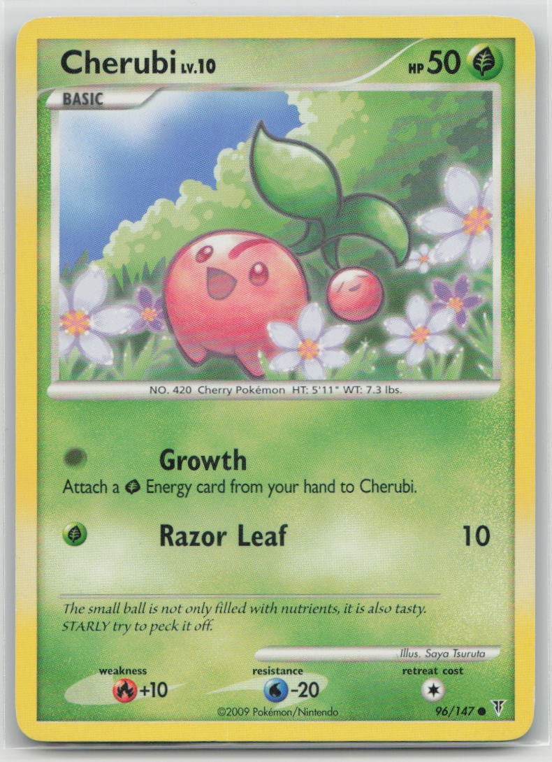 Cherubi 96/147 Common Supreme Victors Pokemon Damaged