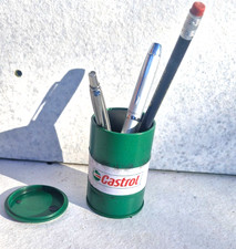 Castrol Oil Drum Classic Vintage Automobilia Green Mini Oil Barrel With Lid