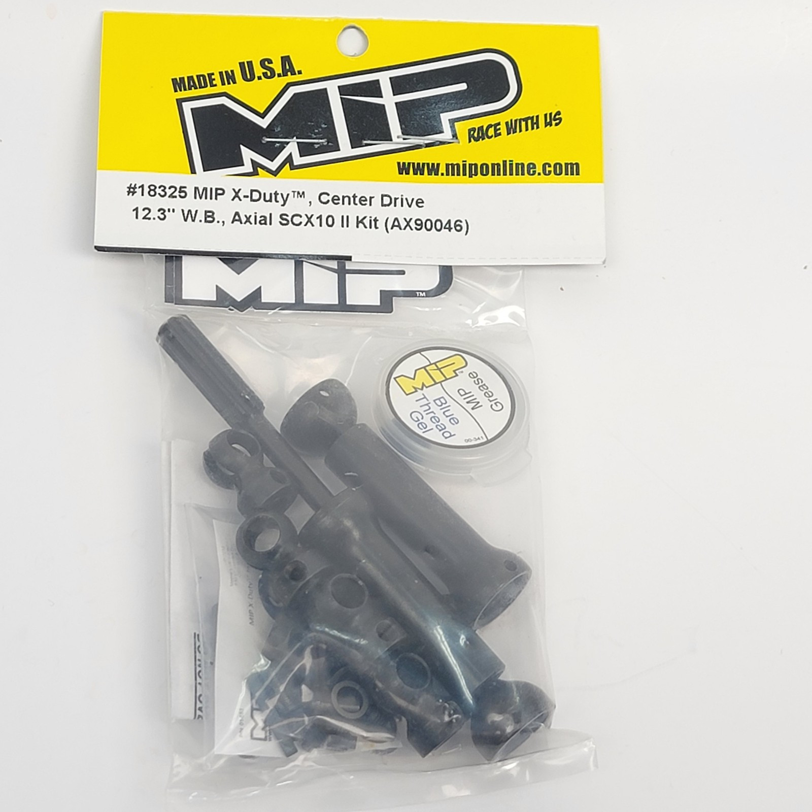 MIP X-Duty&trade;, Center Drive 12.3" W.B., Axial SCX10 II Kit M