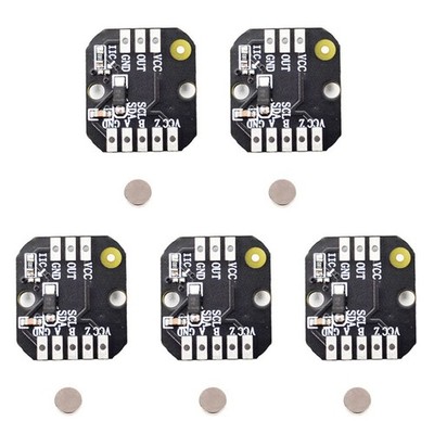 5X MT6701 Magnetisches Encodermodul PWM/I2c Bürstenloser Motor-Encoder ABZ-6798
