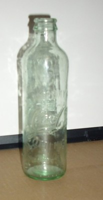 2007 Property of Coca Cola Bottling Co. 9.3 Fl Oz. Empty Bottle Clear Glass 7.5''