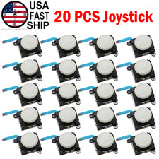 20X White Joy-Con Joysticks Thumbstick For Nintendo Switch Replacement 4th Gen