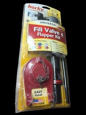 Korky Universal Fill Valve  Flapper Kit Toilet Repair QuietFILL Made in USA