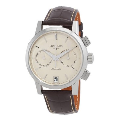 Longines 1832 Chronograph Automatic Beige Dial Men's Watch L48294922