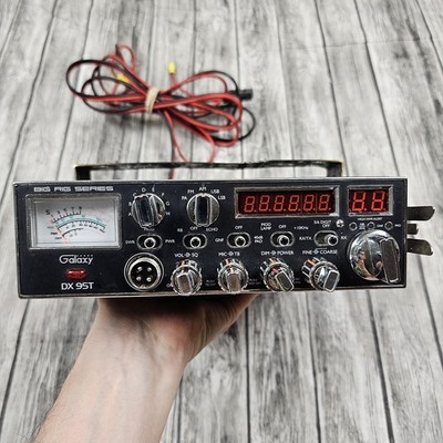 Vintage Galaxy DX 95T Big Rig Series CB HF Mobile Radio ANL Black