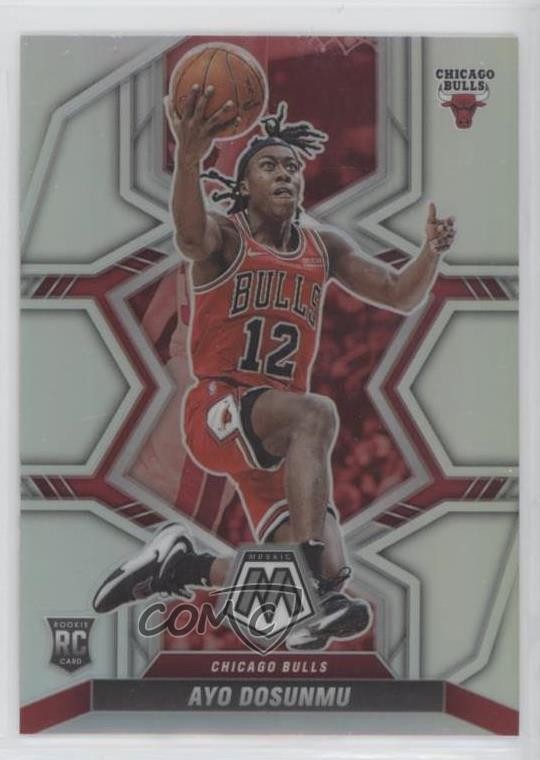 2021-22 Panini Mosaic Rookies Silver Prizm Ayo Dosunmu #233 4g0