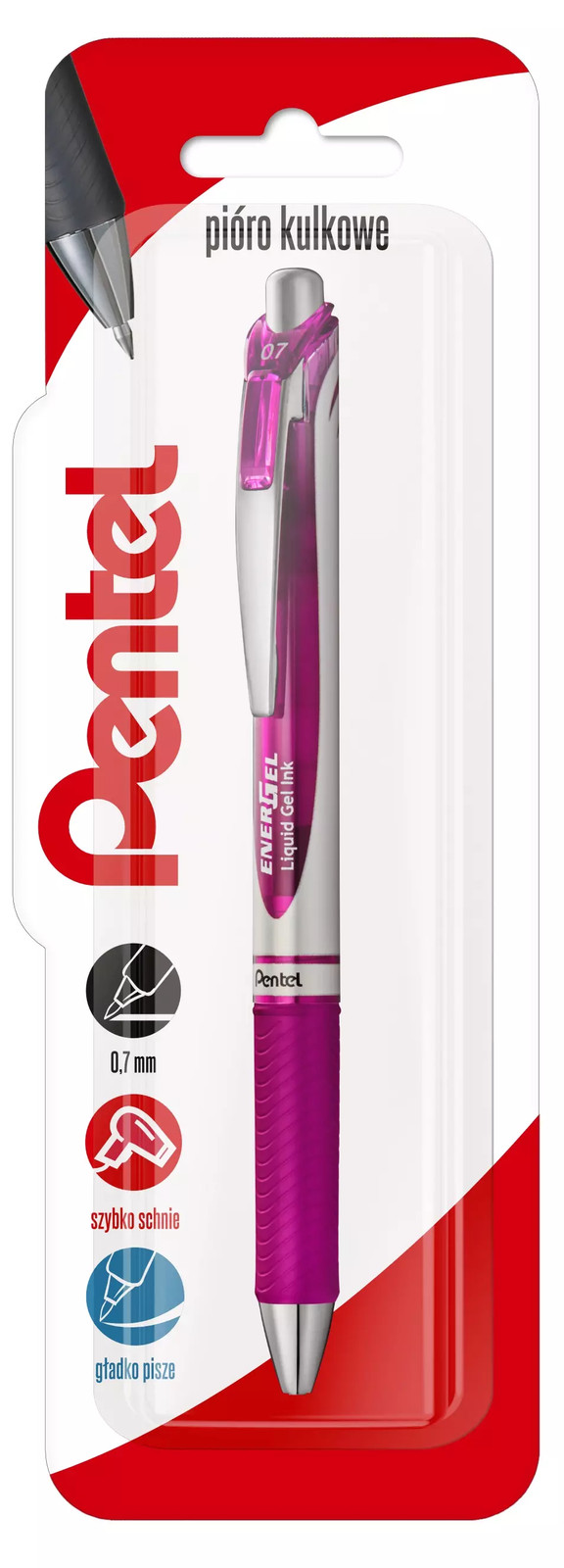 5902894025471 Piro kulkowe 07 mm EnerGel magenta Pentel 3190₽
