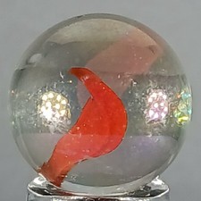Vacor Flame Cat's Eye Marble .63 Inches Near-Mint Condition Combined Shipping
