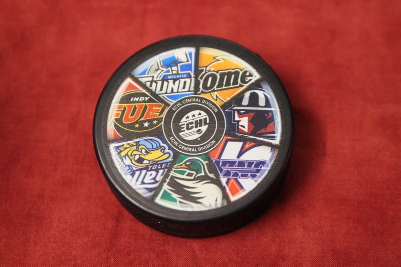 ECHL Central Division Hockey Puck