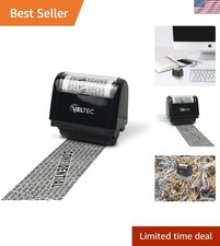 ID Protector Ink Roller - Identity Theft Protection Roller Stamp Black, Stamp...