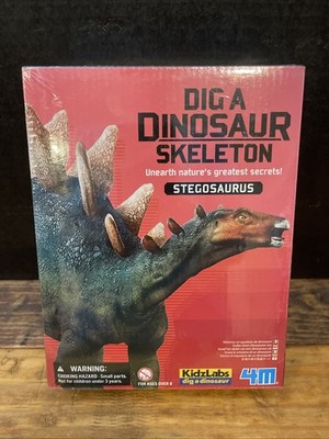 Science Dig-A-Dinosaur School Stegosaurus 4M Kidz labs  Educational New