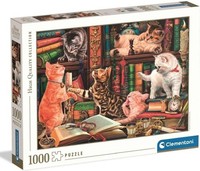 Gadget - Clementoni: Puzzle 1000 Pz - Curious Whiskers -D- Clementoni