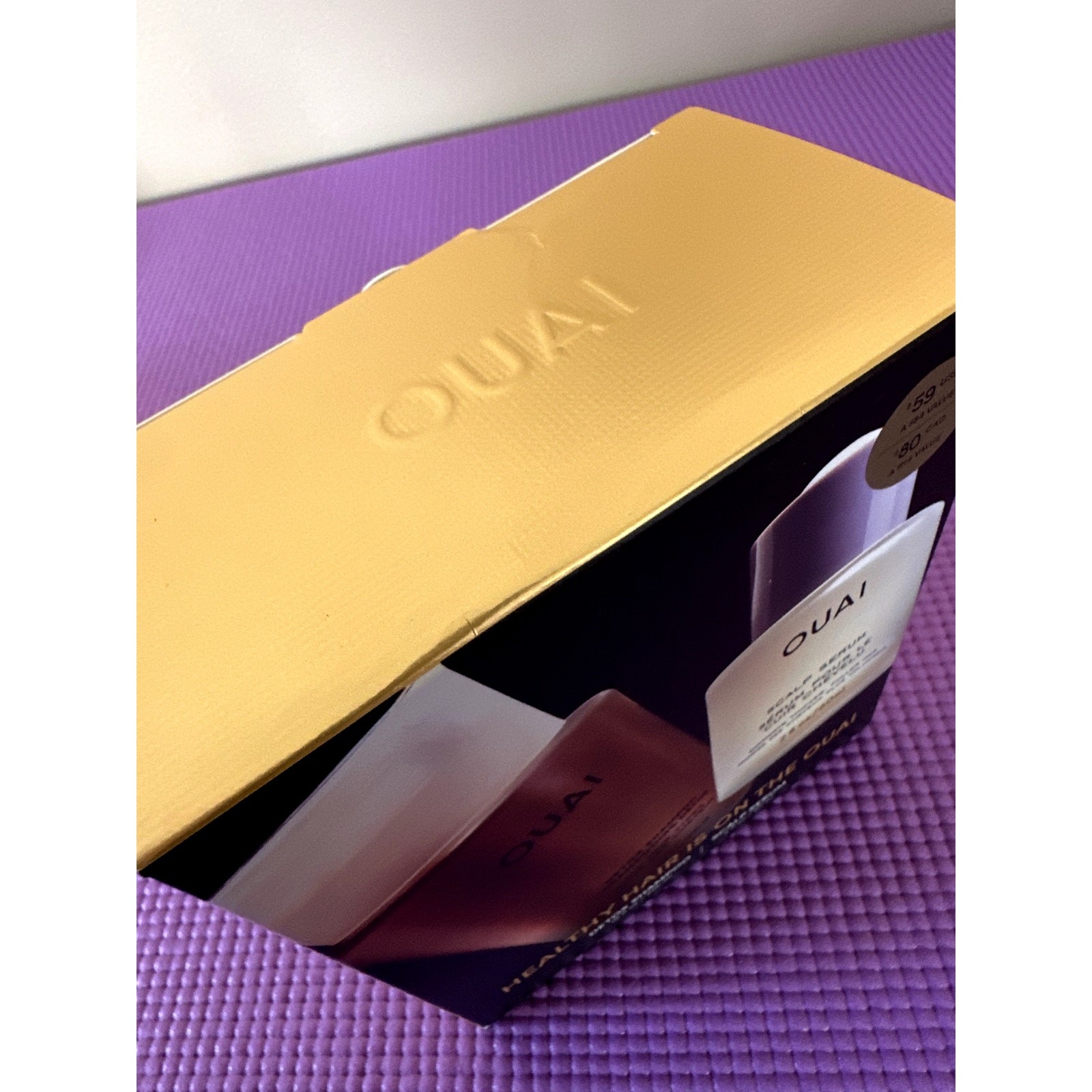 OUAI Hair Set DETOX SHAMPOO full size & SCALP SERUM NEW