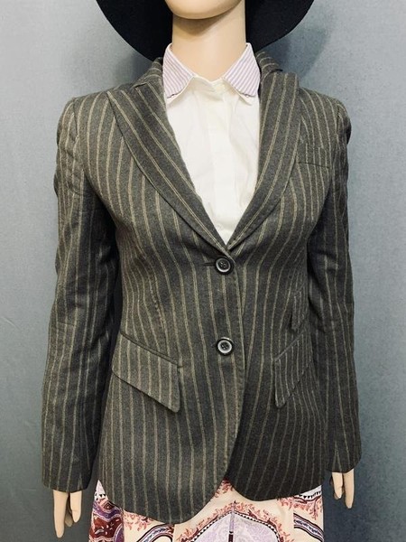 Women Massimo Dutti Blazer Brown 36 / S / 44