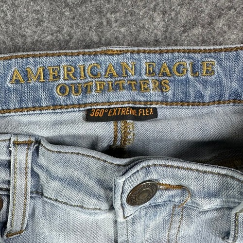 American Eagle 360 Extreme Flex Men's Jeans Slim Fit Light Wash 31x32 - Picture 3 of 17
