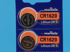 MURATA CR1620 LITHIUM 3V BATTERY 2Pcs EXP. 2032