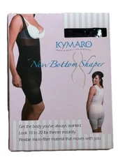 Kymaro Health & Beauty Spa Essentials New Bottom Shaper Large Black Bottom NEW