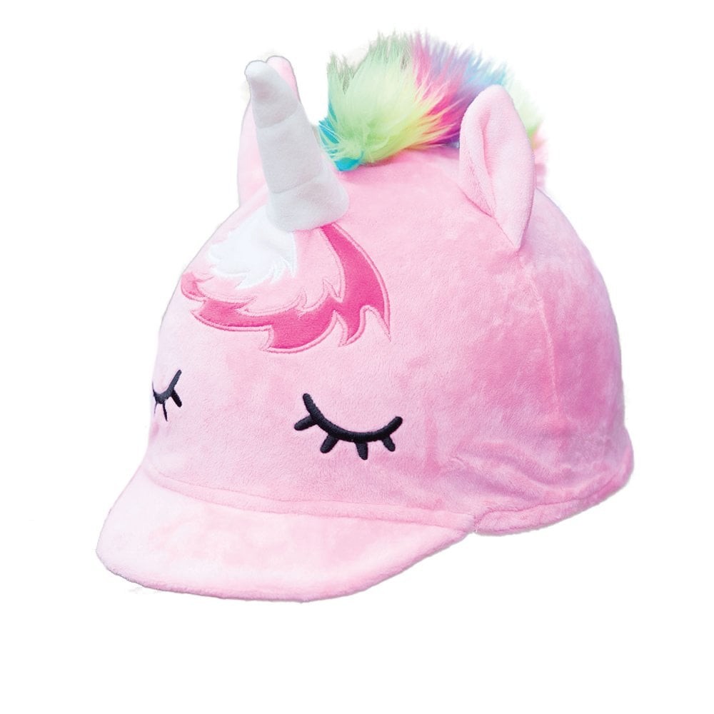 Equetech Childs Sleepy Unicorn Hat Silk - Pink
