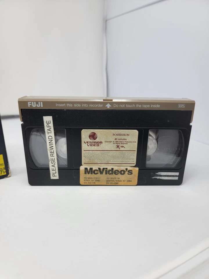 POSSESSION VHS Tape Demons Horror Sam Neill 1983 Vestron Video Foto 4 de 4