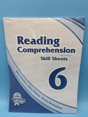 Abeka Reading Comprehension 6 Skill Sheets (2nd Edition) 6th Grade Unbound NEW