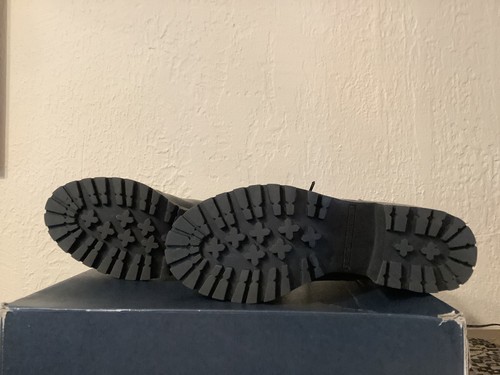 Tommy Hilfiger Lamere2 schwarze Kampfstiefel mit Blockabsatz Damengröße 6M - Bild 5 von 7