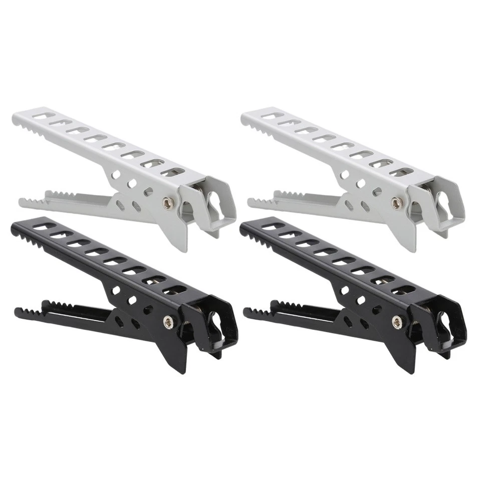  Pinzas de comida para plato caliente con pinza para sartén de pizza de 4 piezas para cocinar espátulas Foto 3 de 4