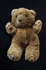 VTG BROWN TEDDY BEAR 11" PLUSH