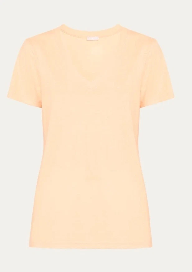 Camisa de manga corta Hanro súper suave para dormir y salón talla Lg algodón modal precio de venta sugerido por el fabricante 95 USD Foto 2 de 4