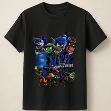 Sly Cooper and Friends Sly 2 Game Scene Retro Gamer Art Unisex T Shirt