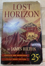 James Hilton / Lost Horizon 1939 1st Pocketbok Printing