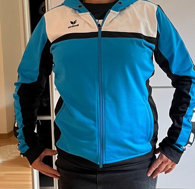 Erima Damen Sportjacke, Größe 42 blau ,weiß ,schwarz neuwertig